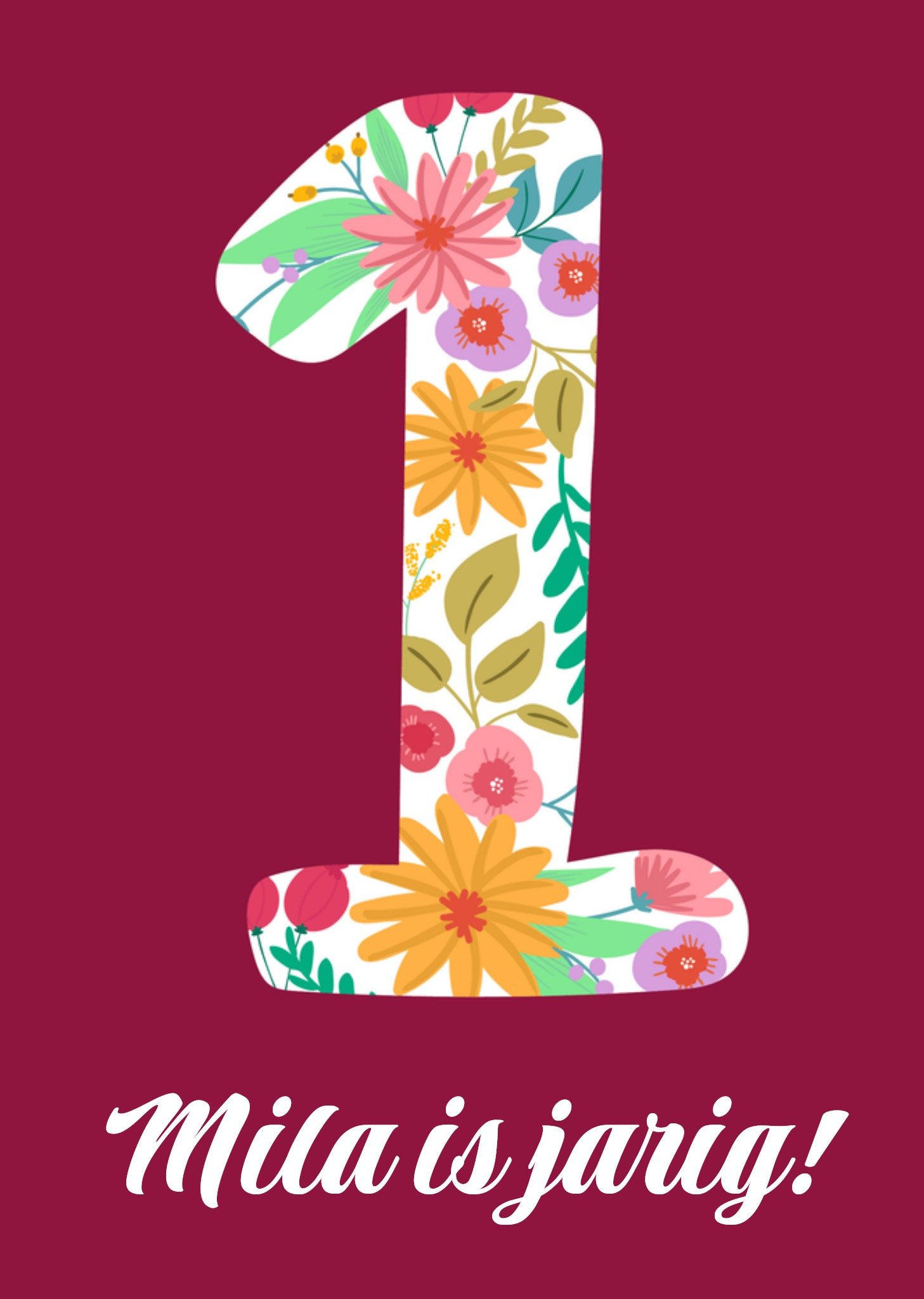 Verjaardagskaart Vrolijk Kaart Greetz