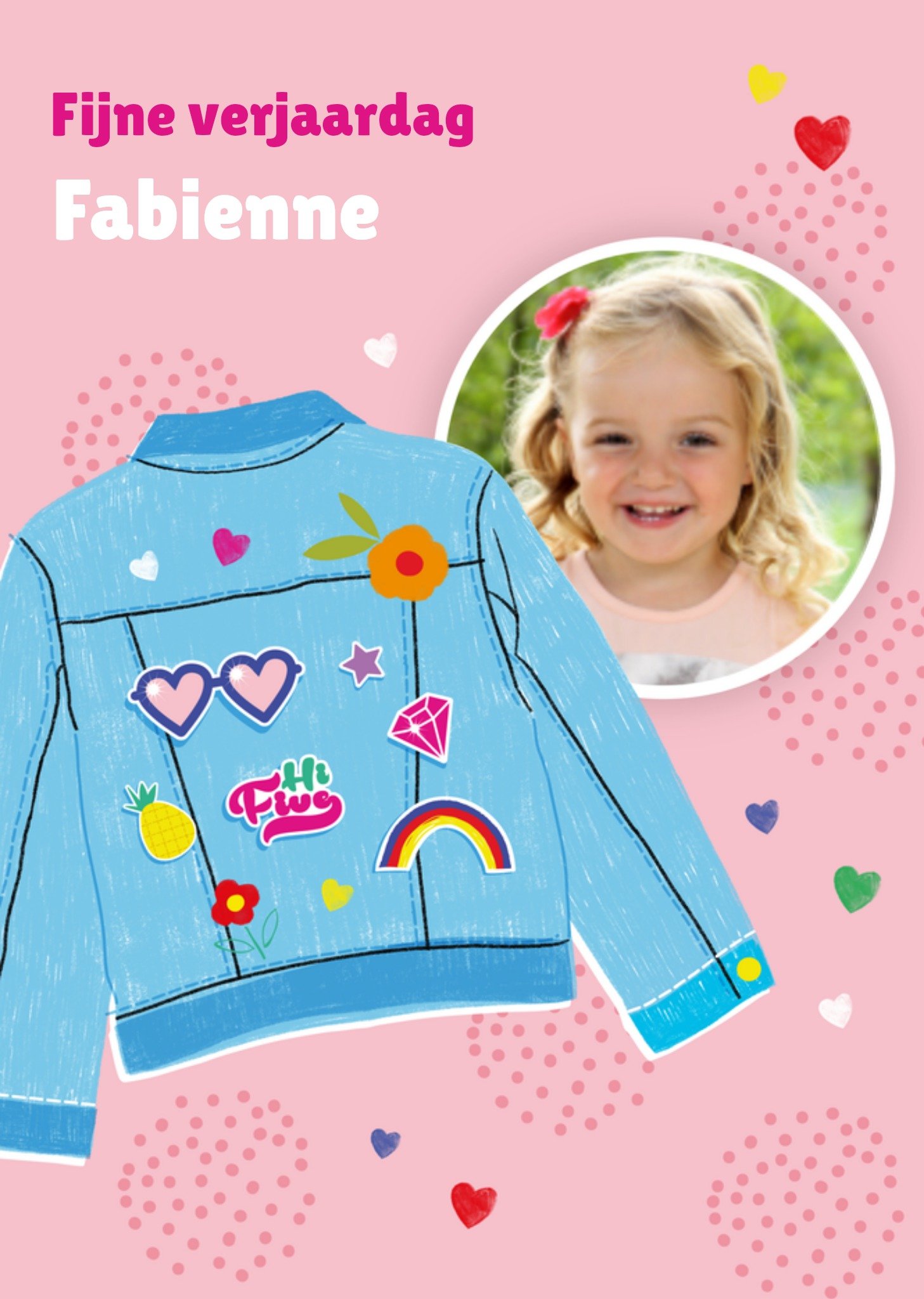 Verjaardagskaart Foto Naam Kaart TMS