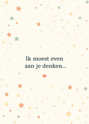 Greetz | Denken aan Ansichtkaart | Ik moest even aan je denken