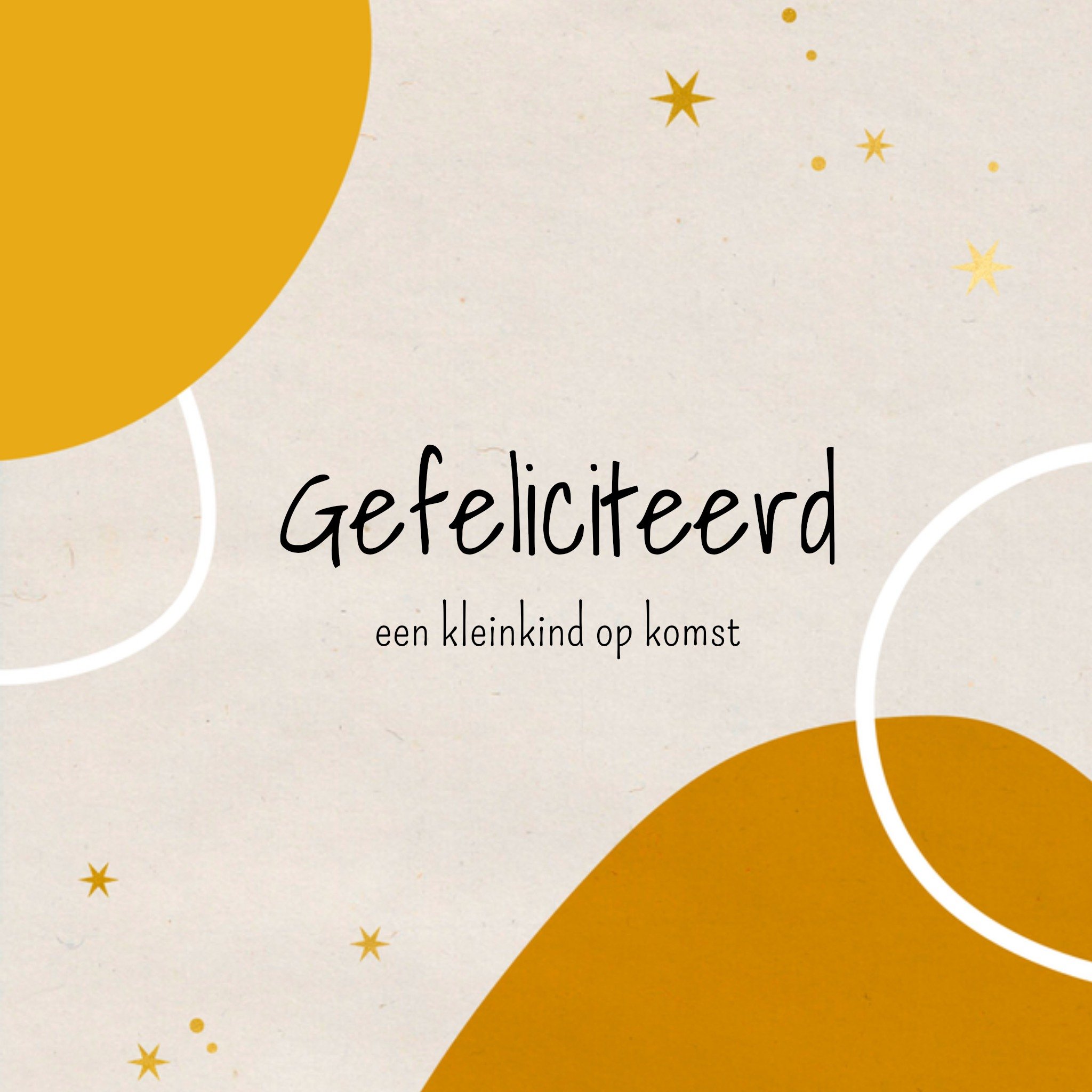 Greetz Zwangerschapskaart kleinkind Vierkant