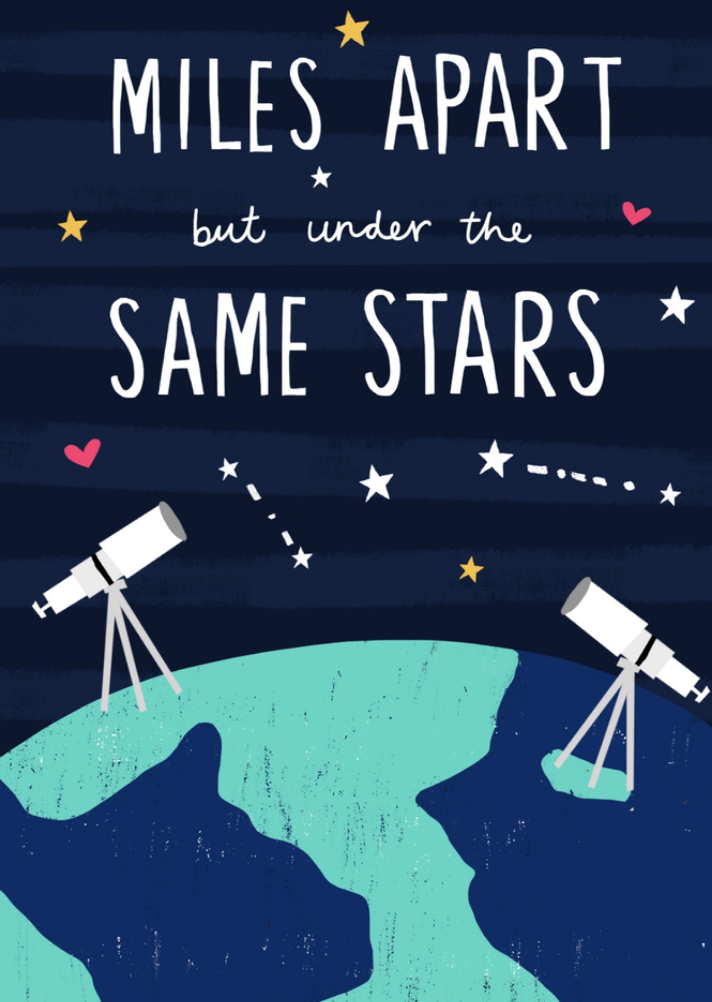 Valentijnskaart op afstand Kaart Greetz