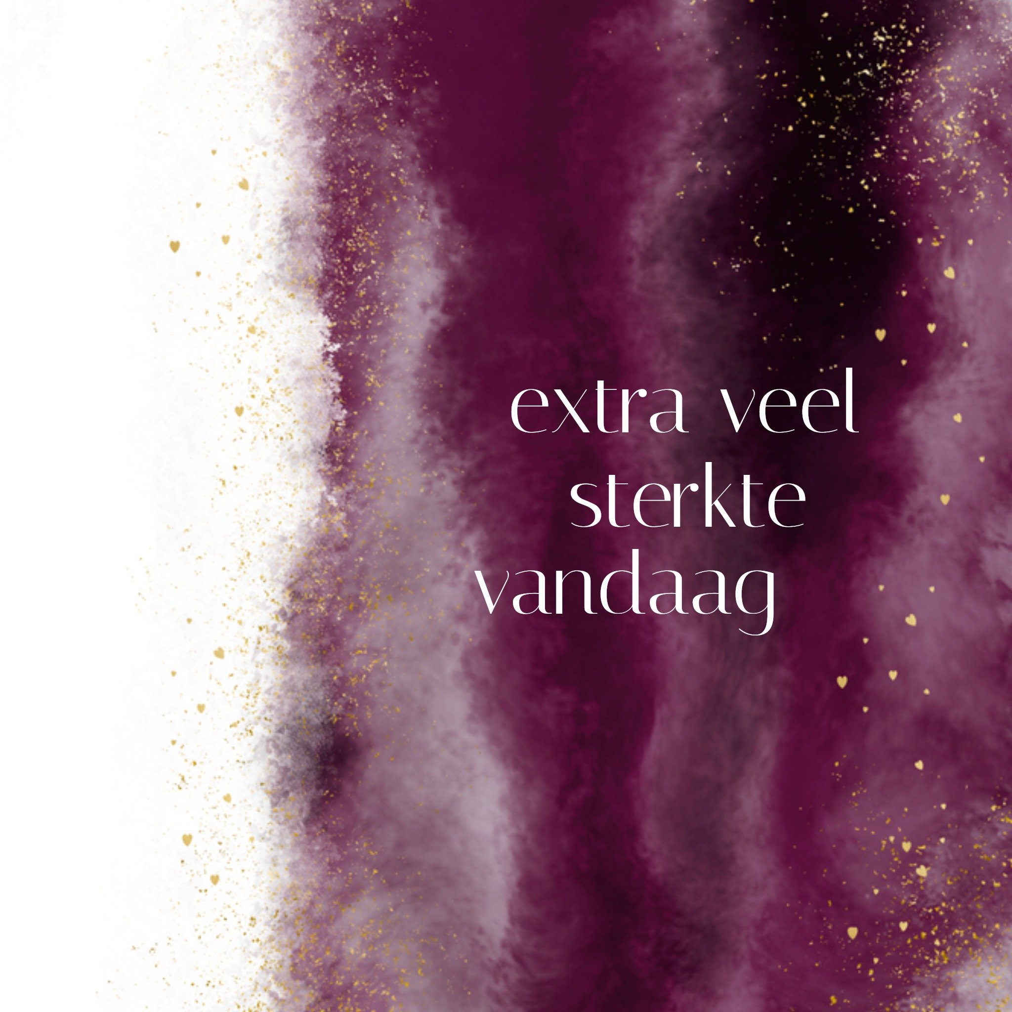 Greetz Sterkte vandaag Vierkant