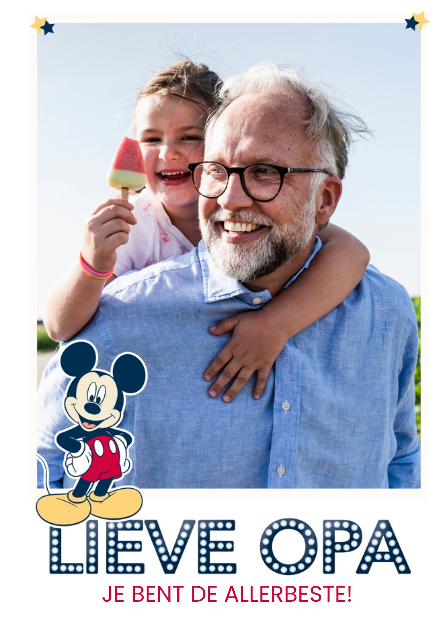 Disney Vaderdagkaart Opa Kaart Mickey Mouse