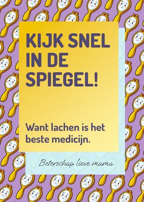 Love Repeat | Beterschapskaart | Lachen is het beste medicijn