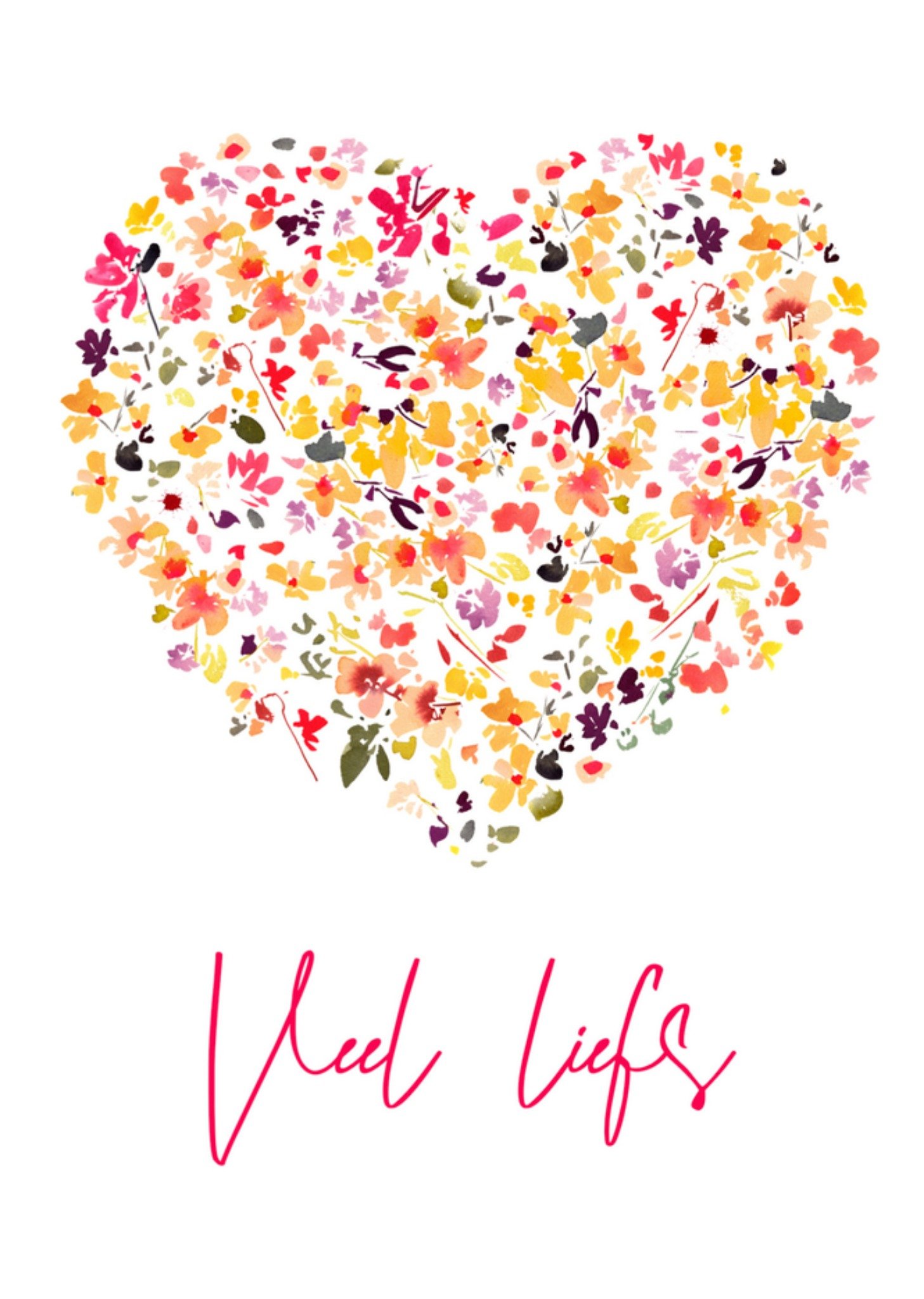 Verjaardagskaart kleurrijk Kaart Jewel Branding