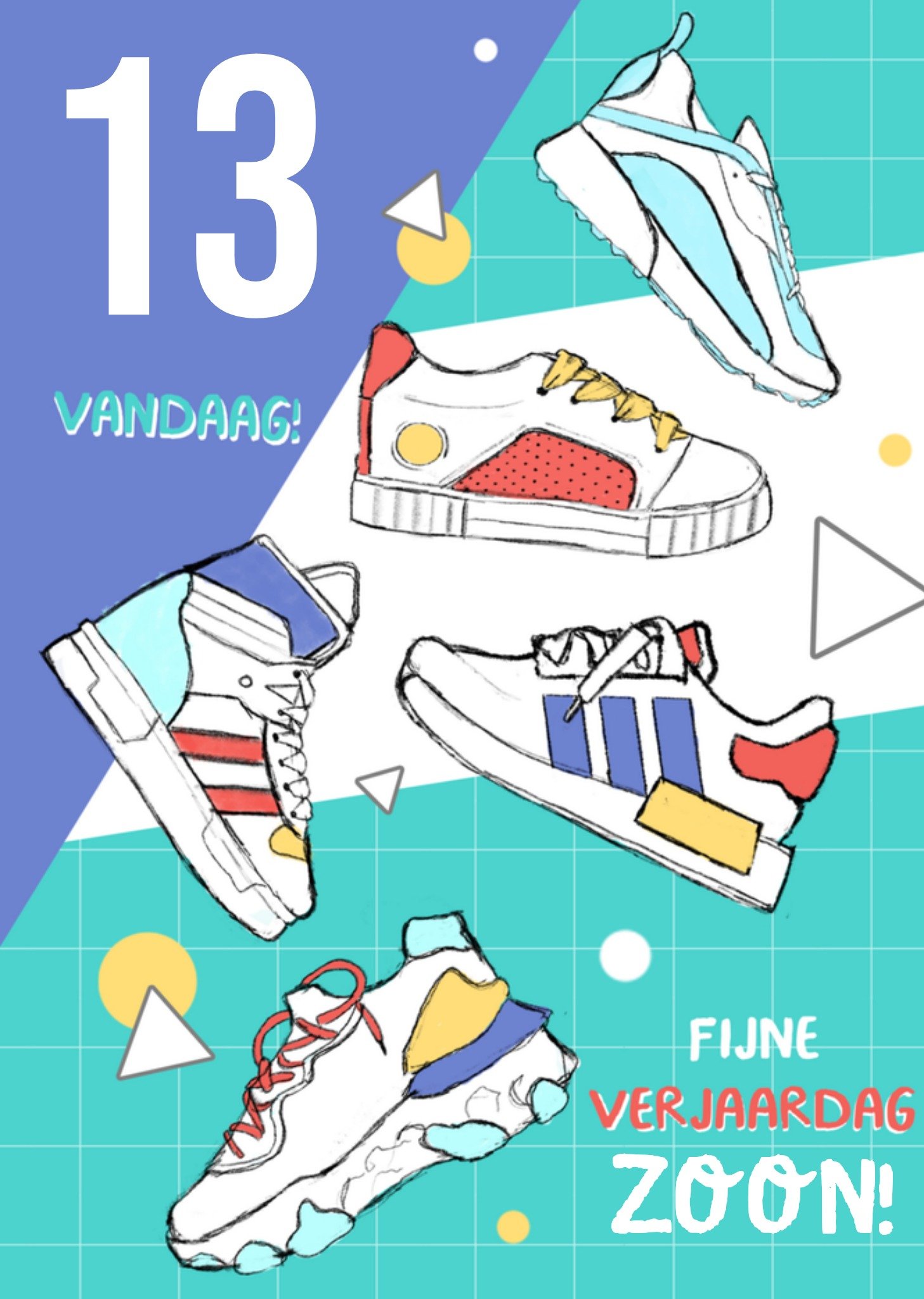 Verjaardagskaart Schoen Zoon Kaart Millicent Venton