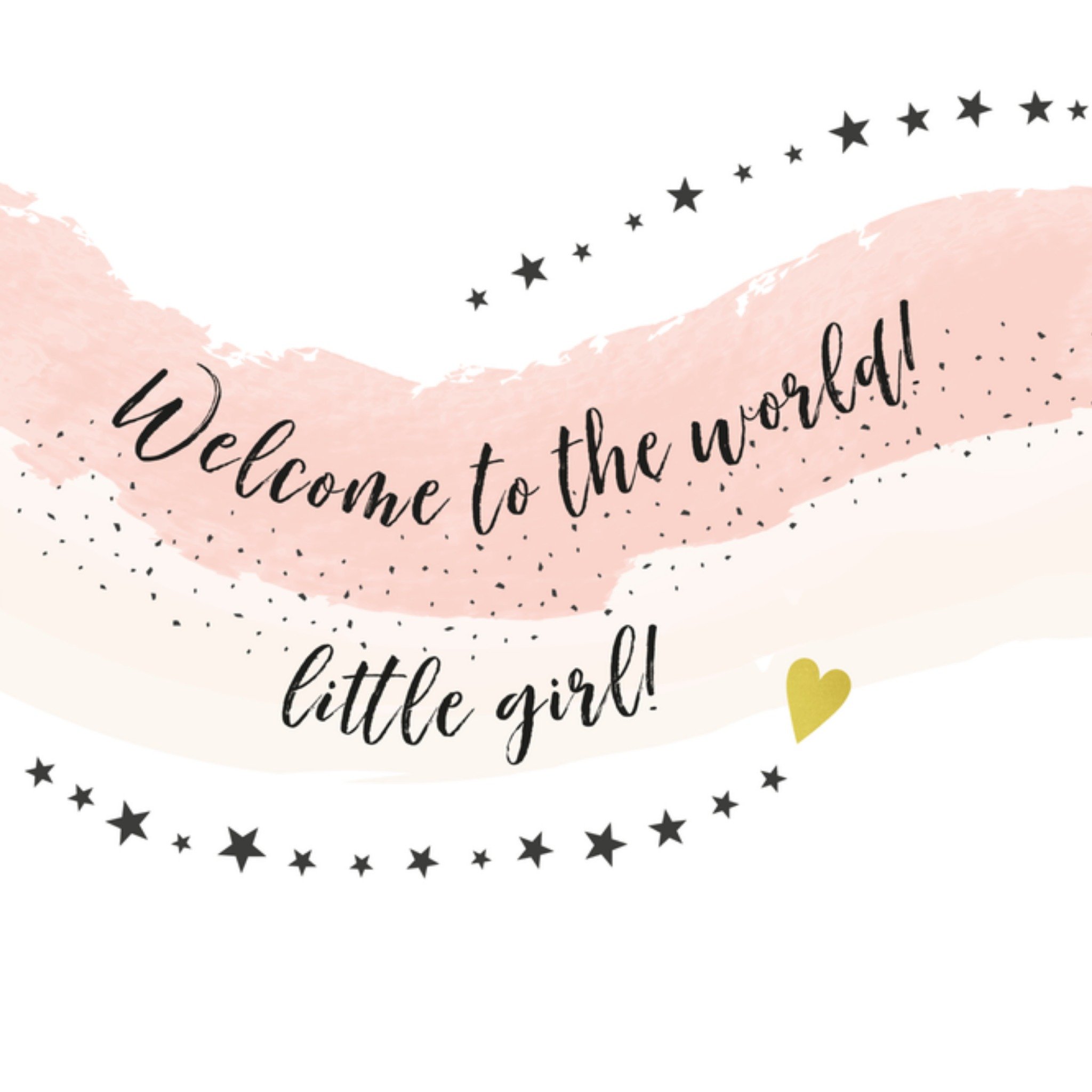 Geboortekaart sterren Vierkante Kaart Tsjip