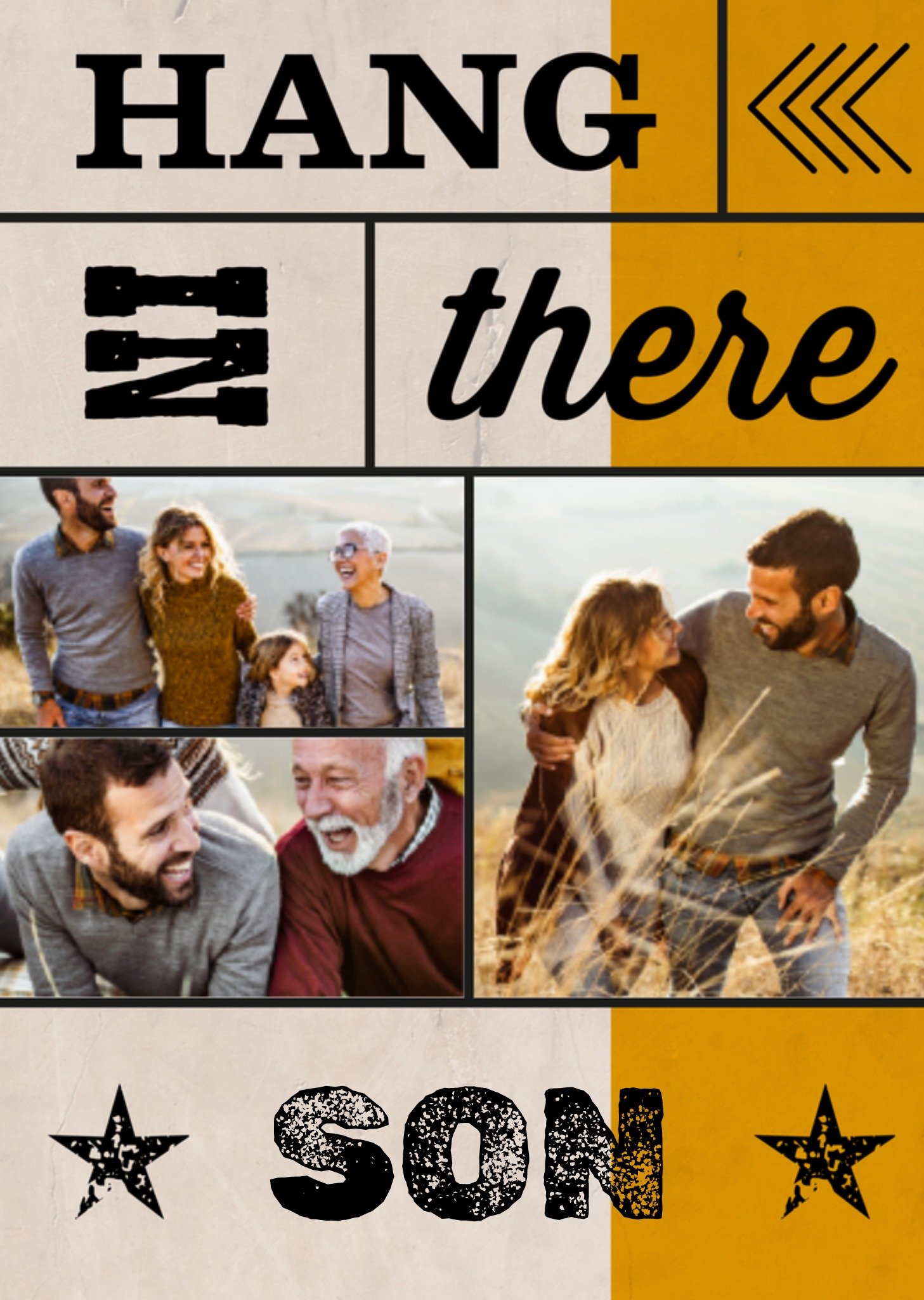 Denken aan kaart fotokaart zoon Greetz