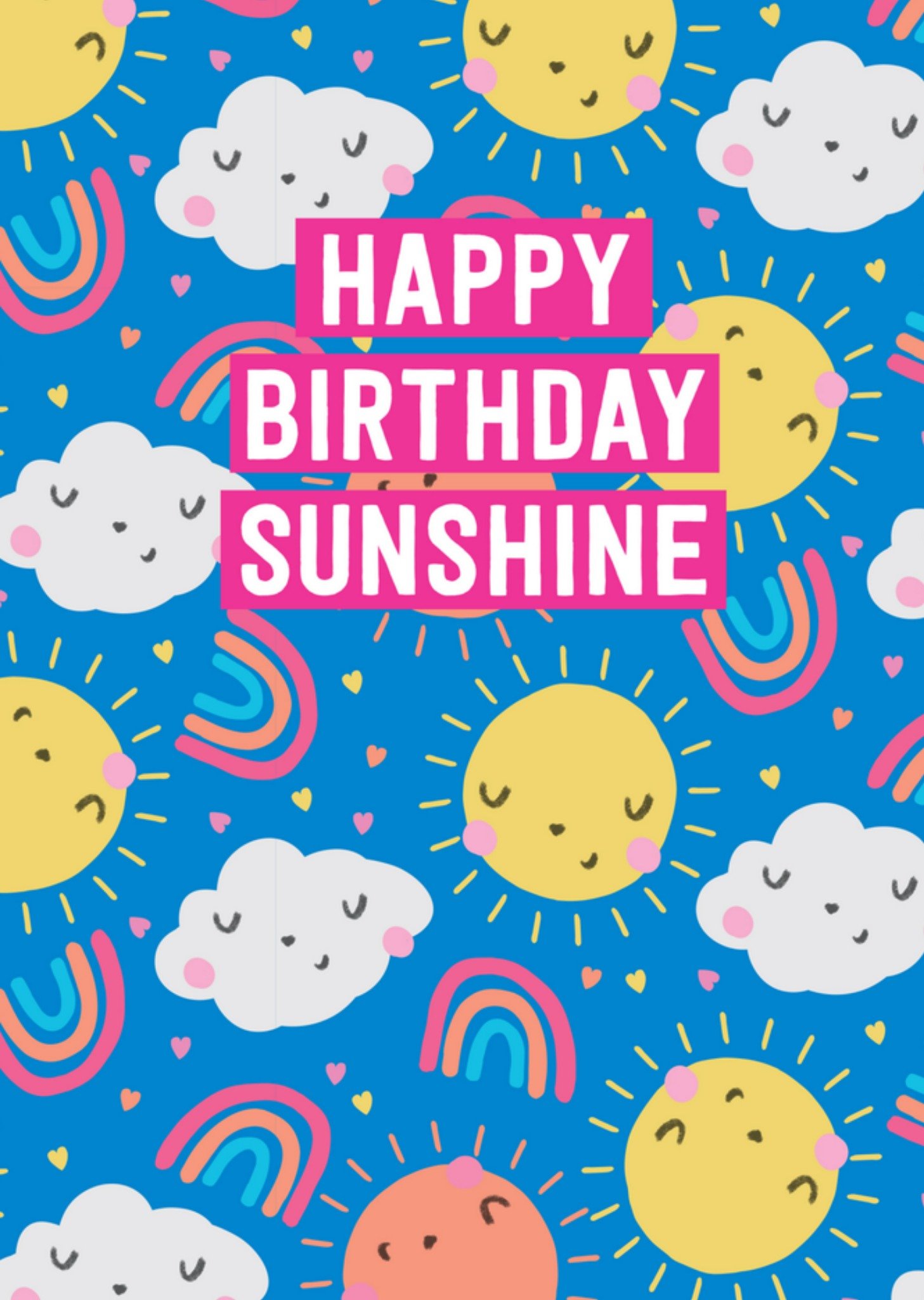 Natalie Alex Verjaardagskaart zon wolk Kaart Mifkins