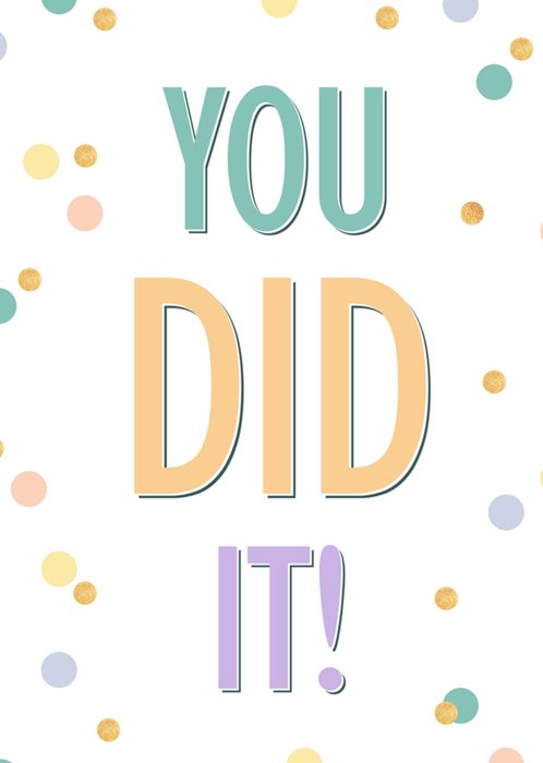 Greetz | Geslaagd kaart | you did it!