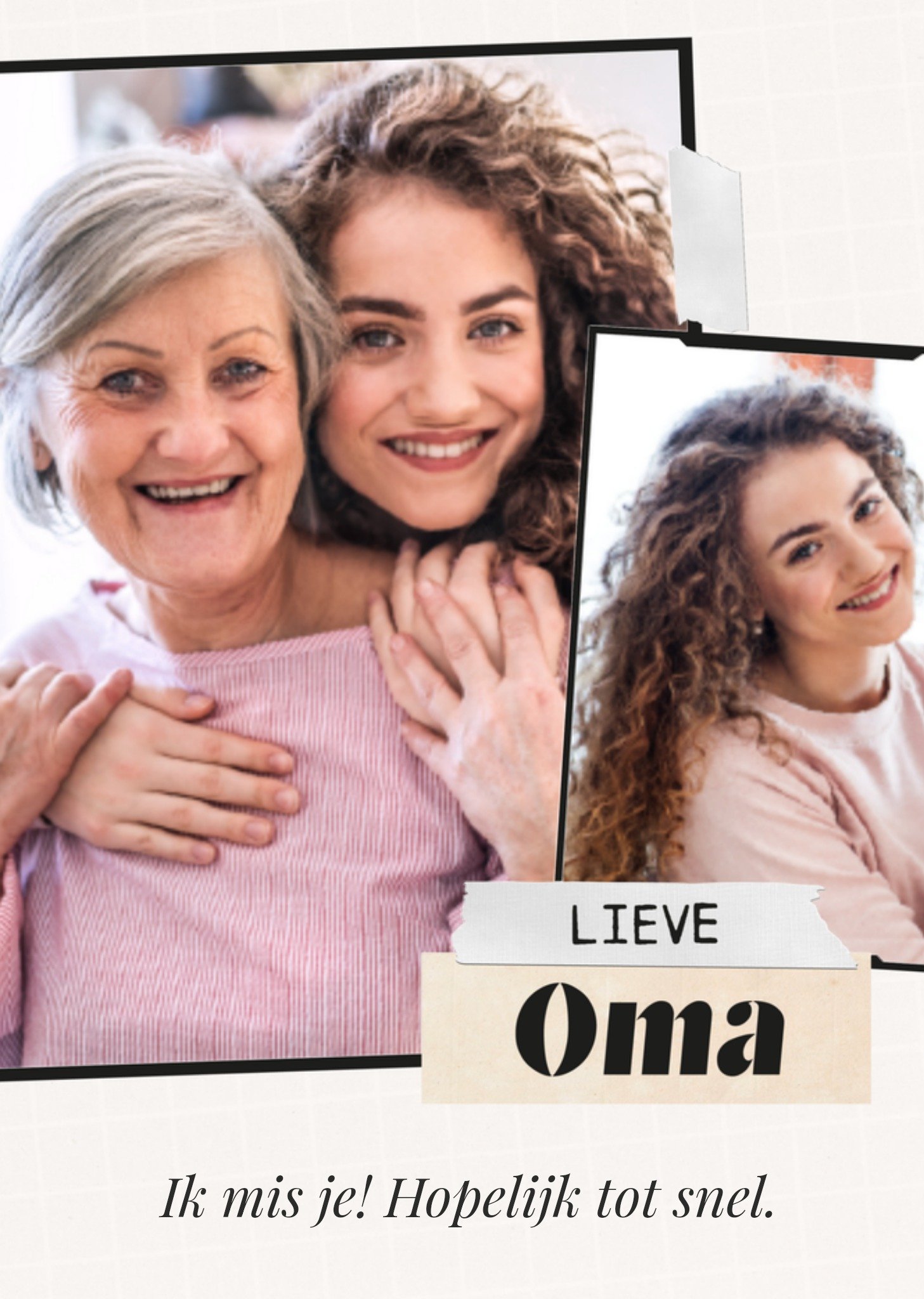 Greetz Zomaarkaart fotokaart oma Standard Card