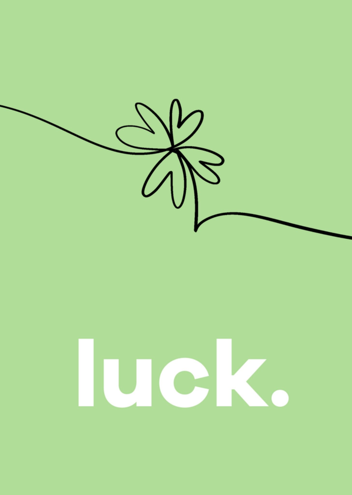 Succeskaart luck klavertje vier Kaart Greetz