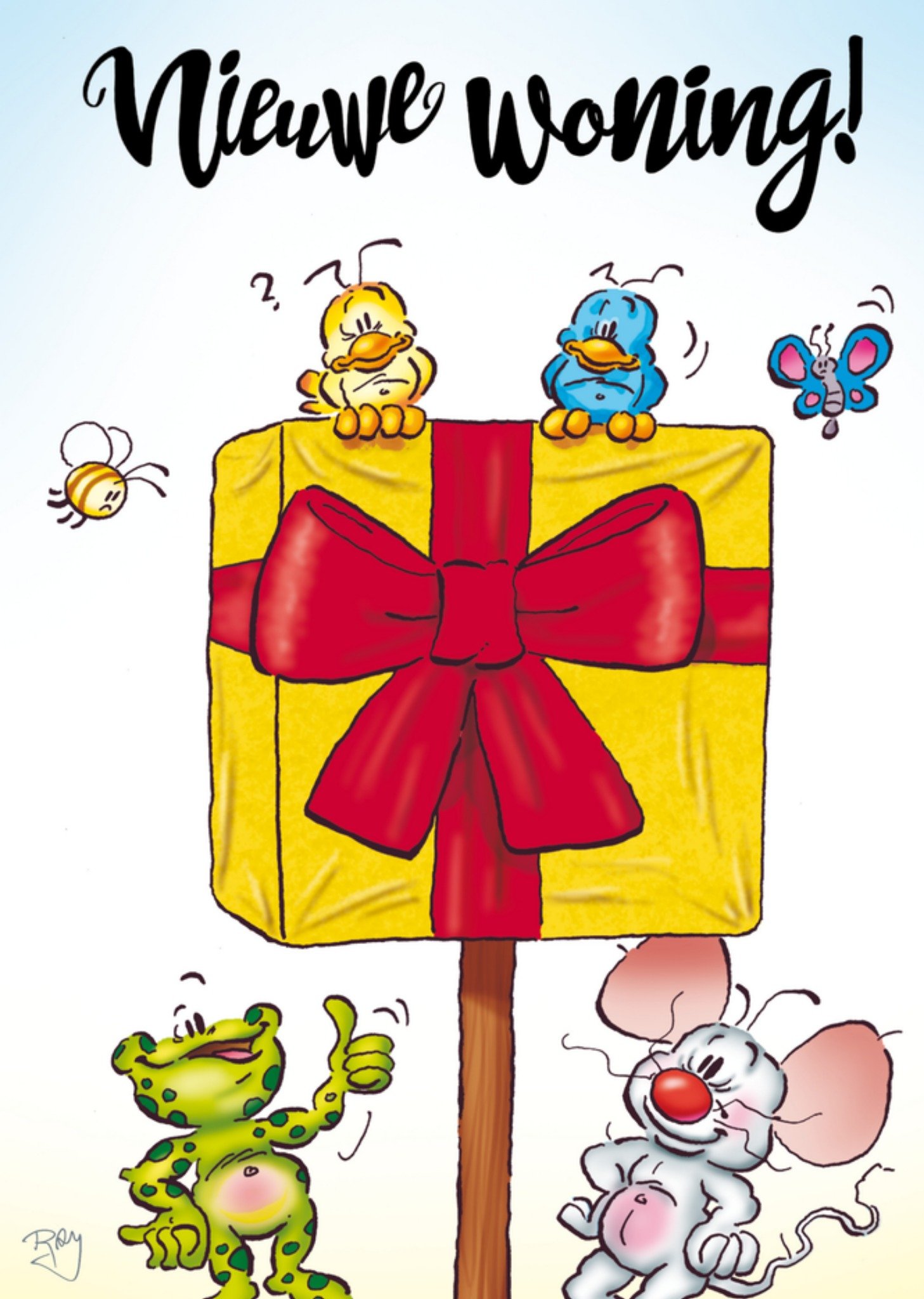 Nieuw woning cadeautje Kaart Doodles