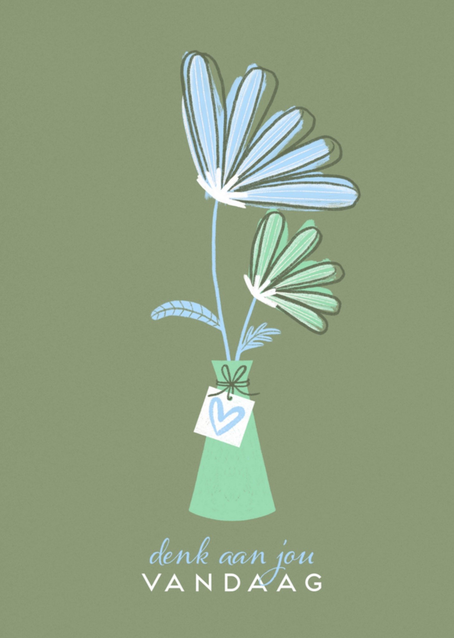 Moederdagkaart denken aan Kaart Marieke Witke