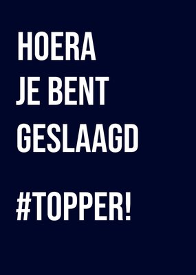 Greetz | Geslaagd kaart | topper