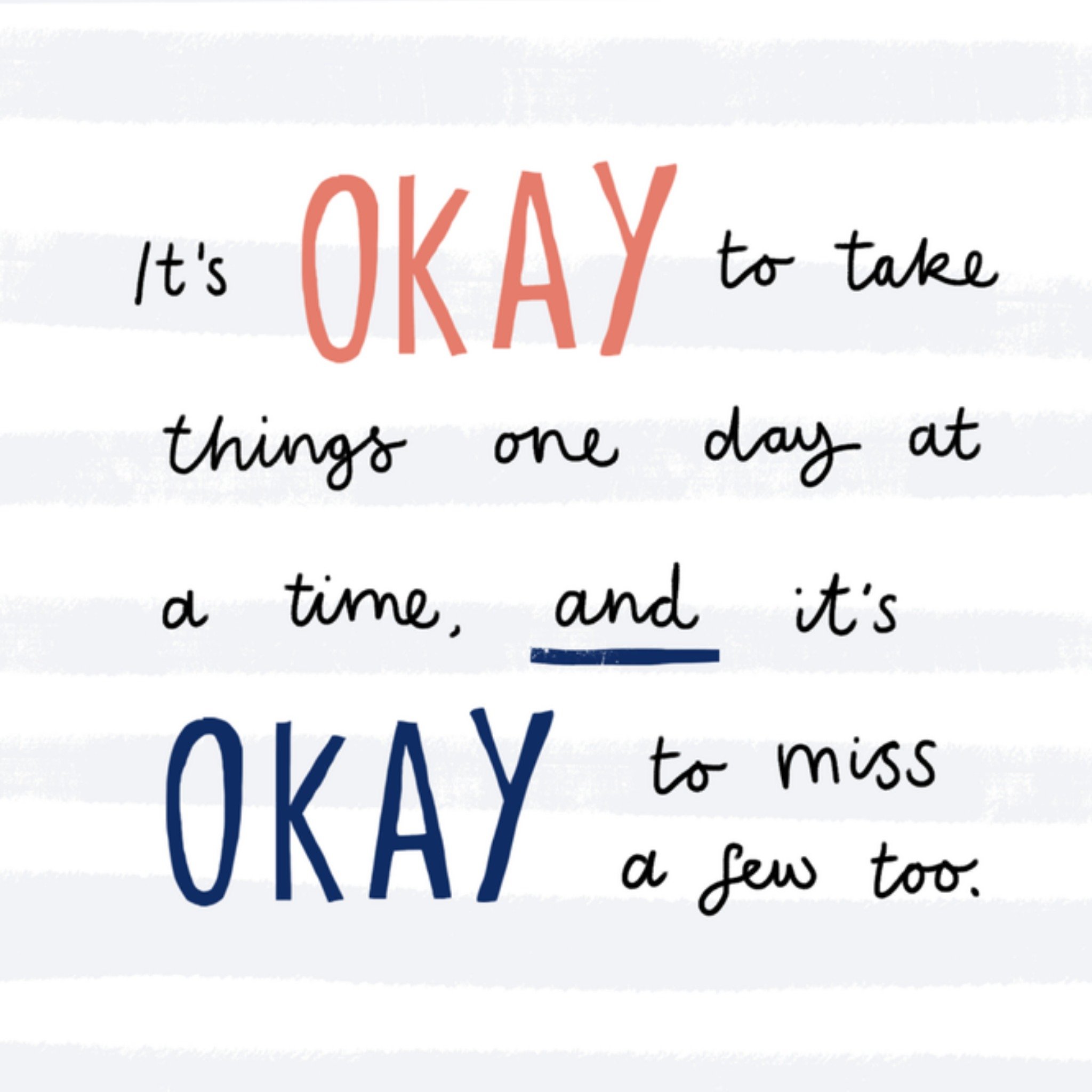 Kinship Denken aan Okay Okay Vierkante Kaart Greetz