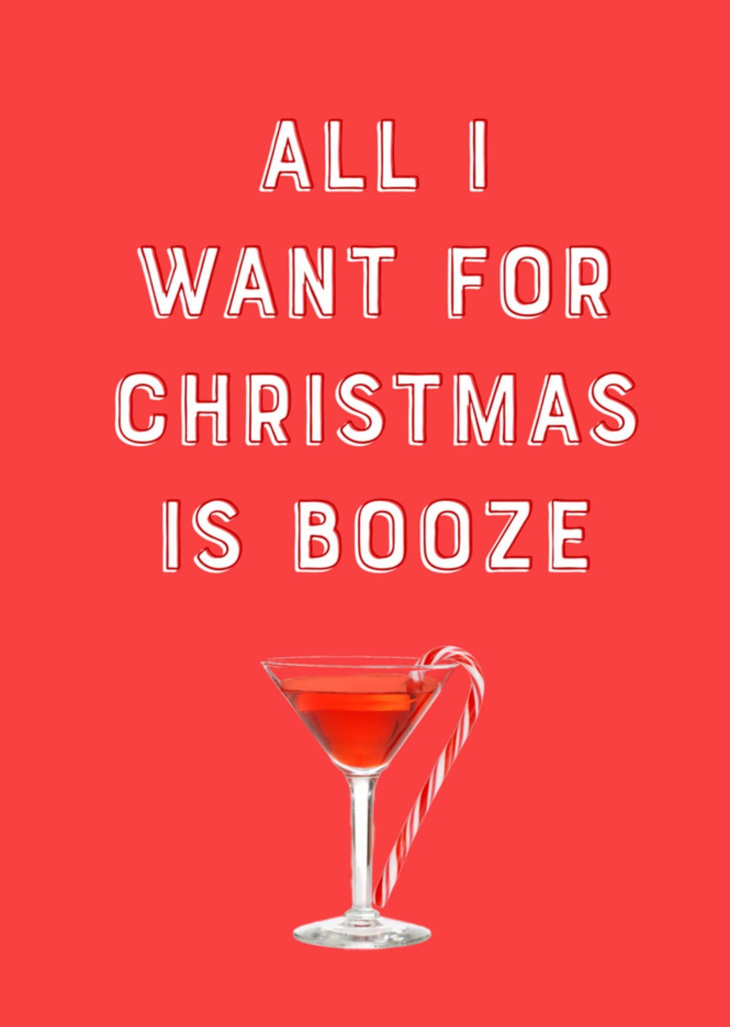 Greetz Kerstkaart cocktail Standard Card