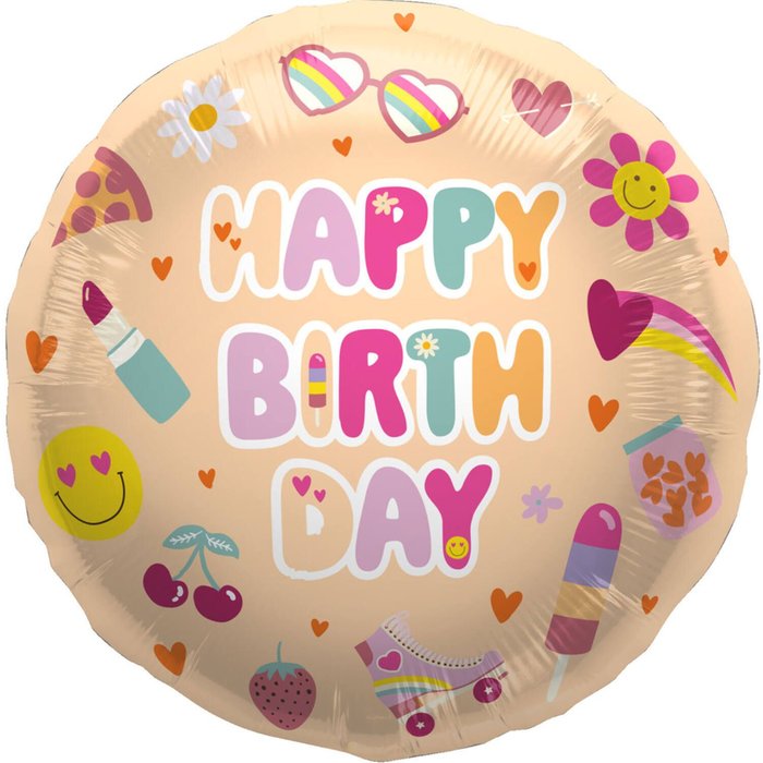 Ballon | Happy Birthday - Boho