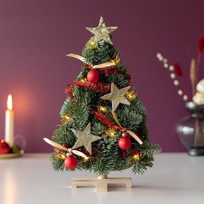 Brievenbus Kerstboom | Rood