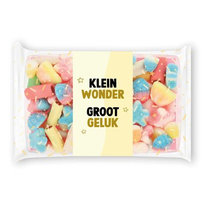 Veel Liefs | Snoepdoos | Klein wonder groot geluk | 200g