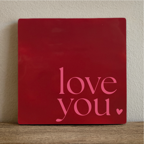 Tegeltje Love You Greetz