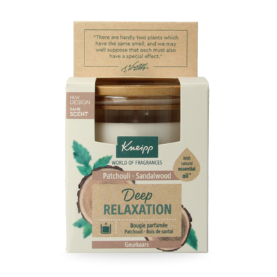 Geurkaars Deep Relaxation Patchouli Sandalwood