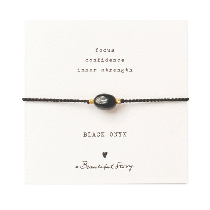 A Beautiful Story | Armband | Zwarte Onyx