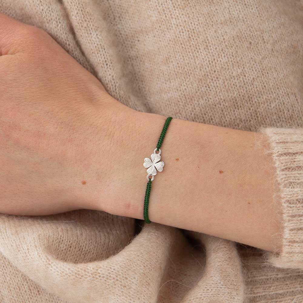 A Beautiful Story | Armband Klavertje Vier | Zilverkleurig | Letterbox Gifts