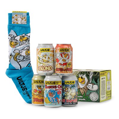 Uiltje | Bierpakket | Sokken | 5x 33cl