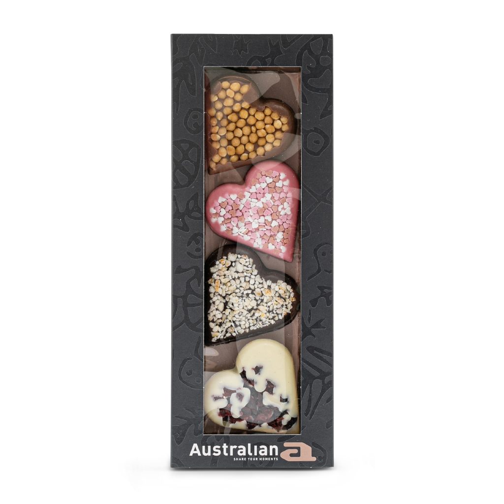 Australian - Sweethearts - Melk, Puur, Wit, Aardbei