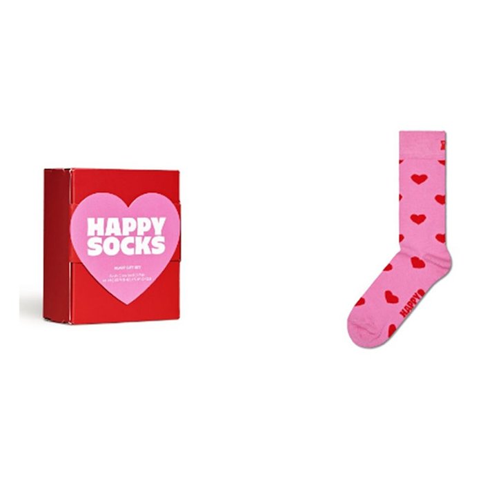 Happy Socks | 1 paar | Giftbox | Harten | 41 - 46