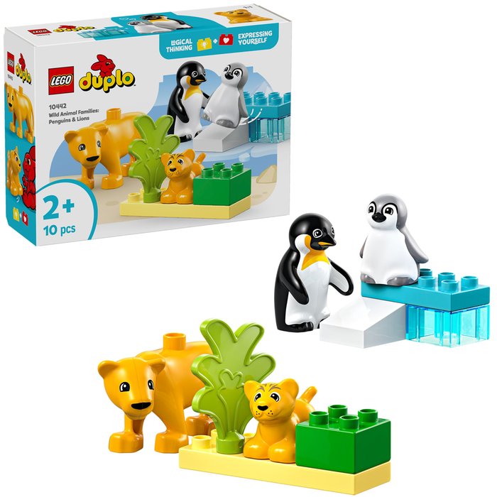 Lego |  Duplo | Wilde dieren, pinguins en leeuwen