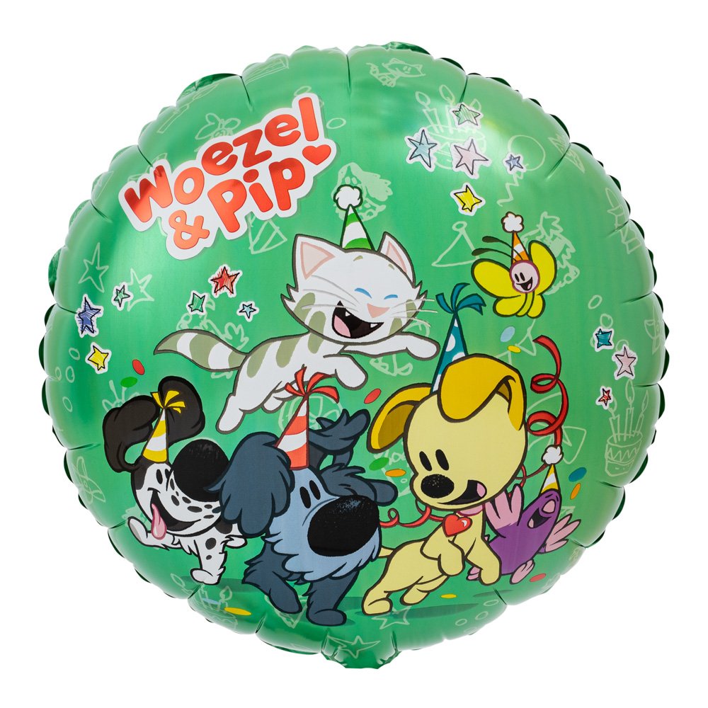 Ballon - Woezel en Pip - Verjaardag
