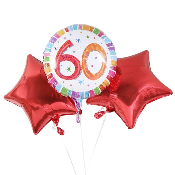 60th Birthday Balloon Bouquet