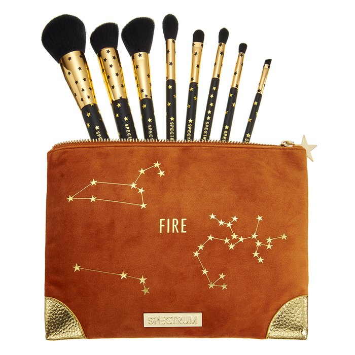 Spectrum Fire Zodiac 8-Piece Make-up Brush Set