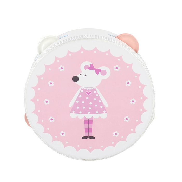 Pink Mouse Tambourine