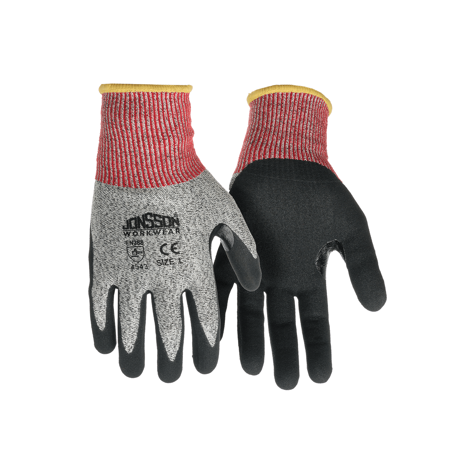 12 Pairs Work Gloves for Men and Women, Nitrile Coated