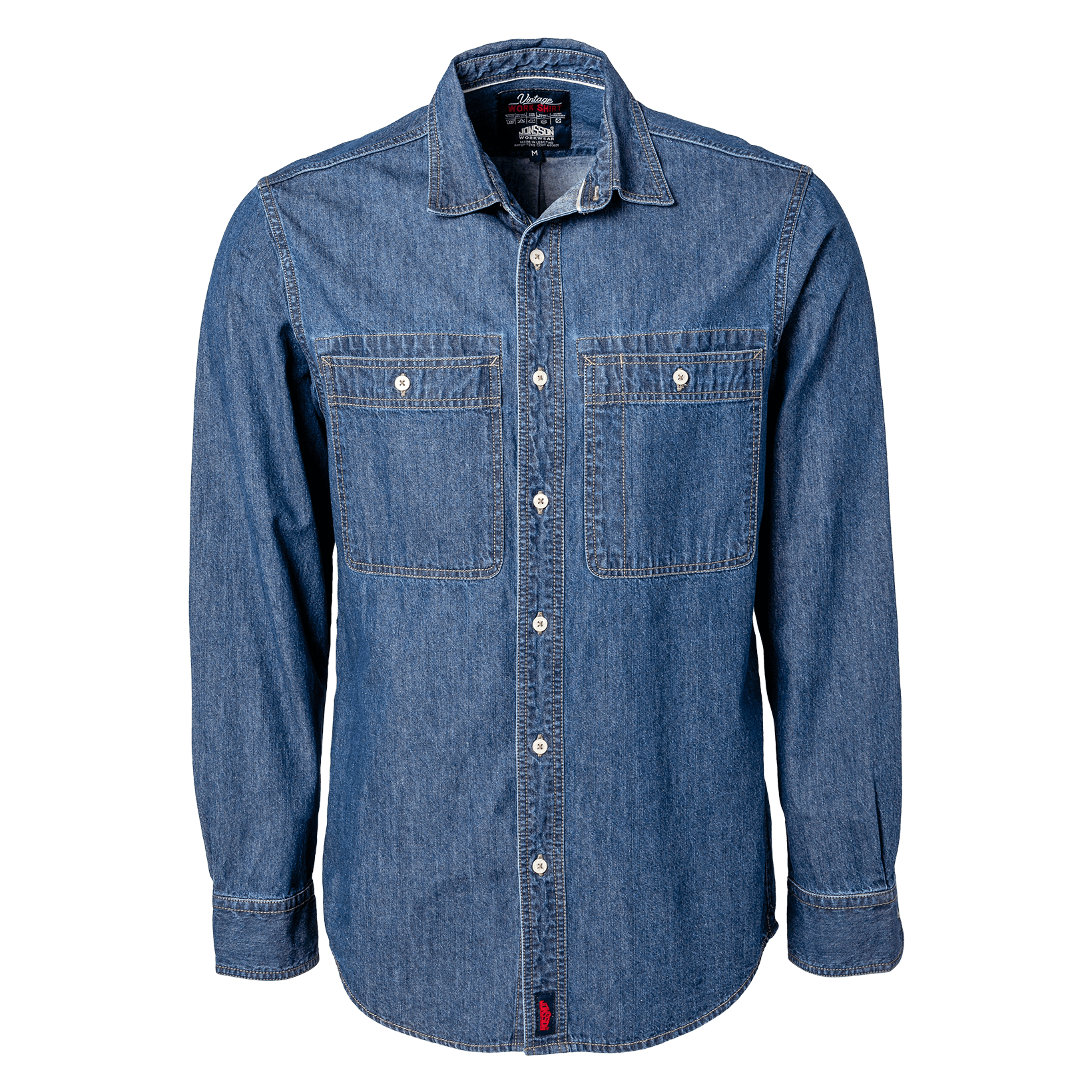 トップス workers Work Shirt Vintage Fit Denim Orslow Vintage Fit Work Shirt - Chambray | Garmentory