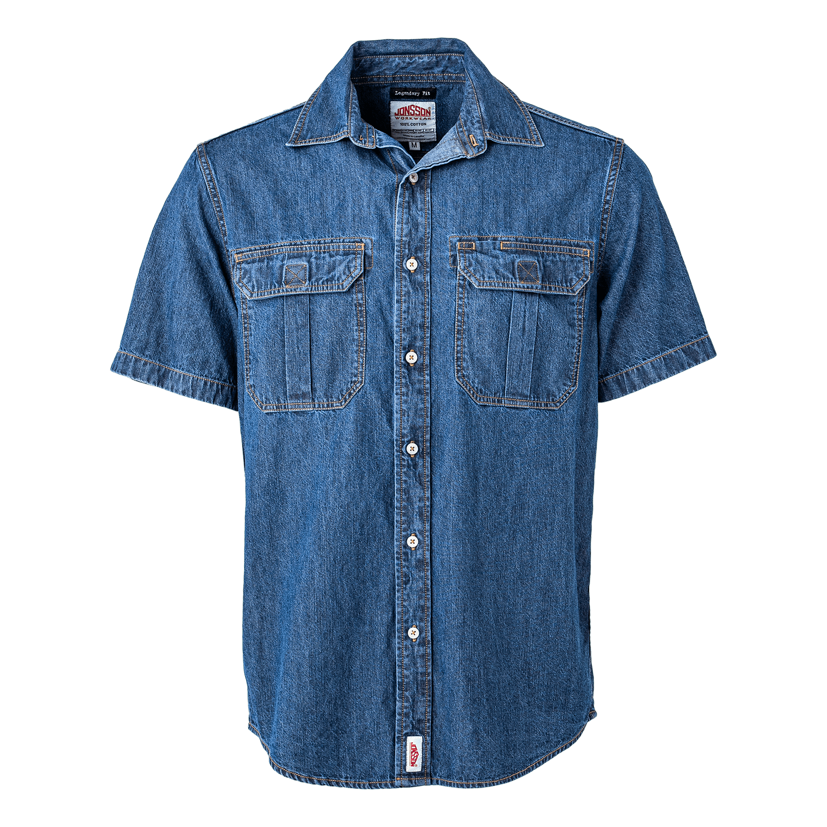 Shop for Legendary Denim Short Sleeve Shirt | Jonsson Workwear