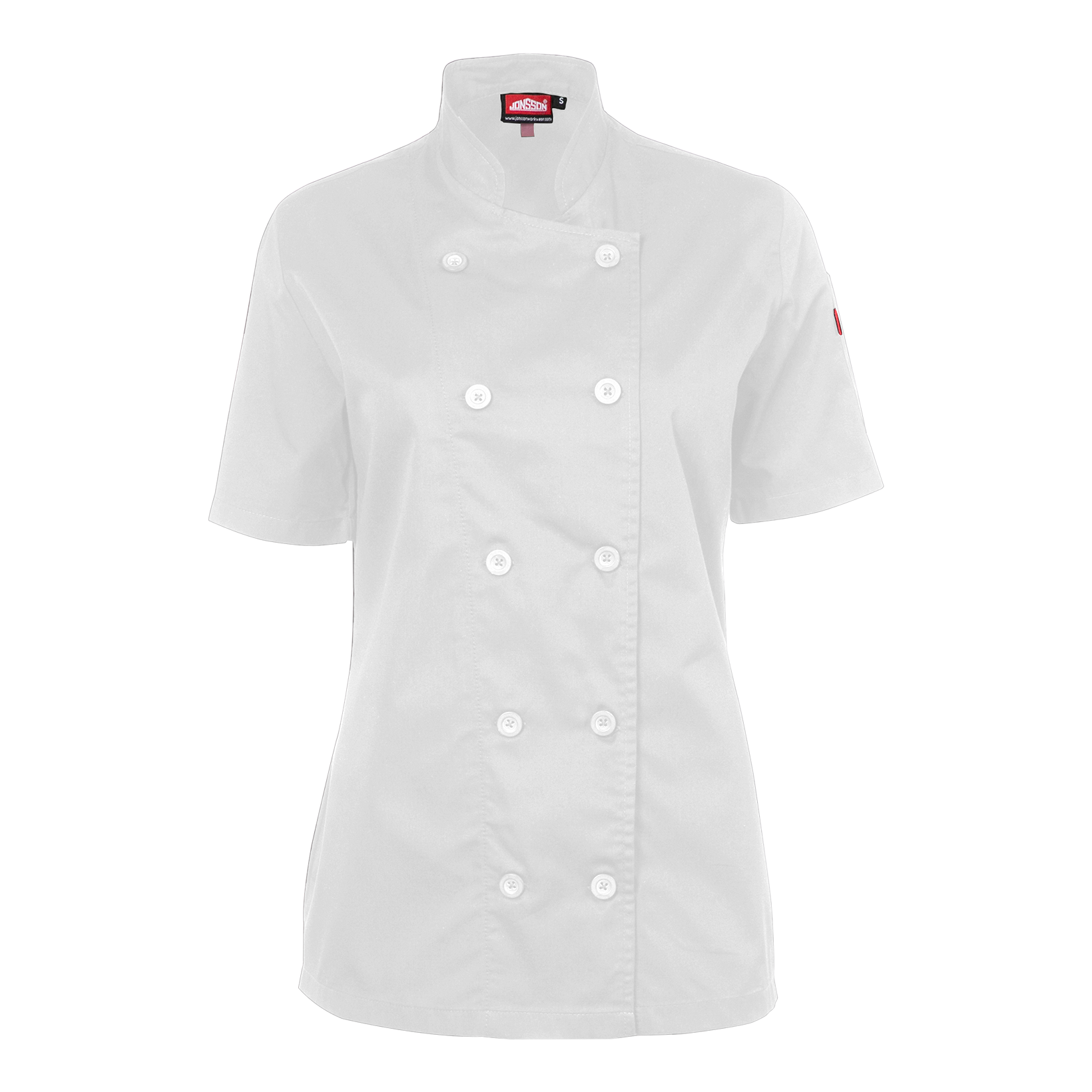 Shop for Women's Short Sleeve Luxury Chef Jacket | Jonsson Workwear