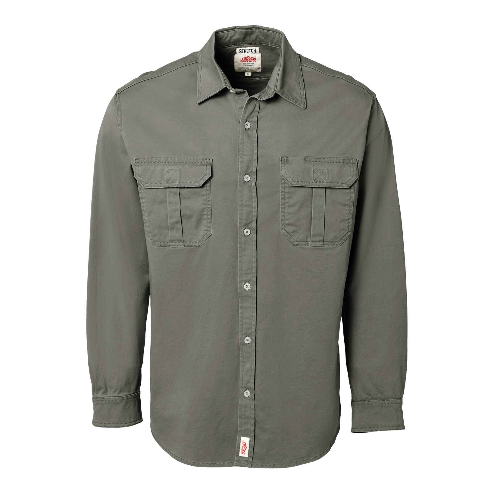 【SATIIIZ】Lokien Pocket Work Half Shirt Stretch Short Sleeve Shirt | Jonsson Workwear