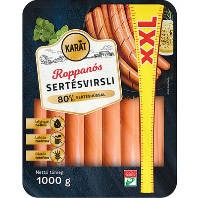 KARÁT ROPPANÓS SERTÉSVIRSLI XXL termékképe