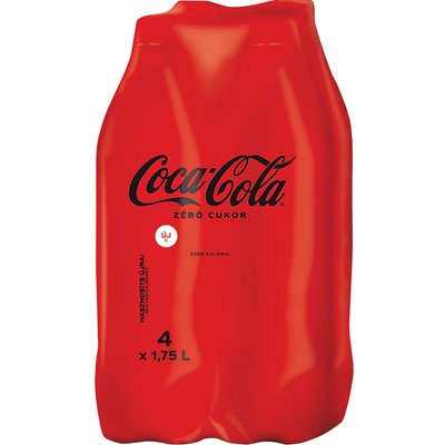 COCA-COLA ZERO 4X1,75L DRS termékképe