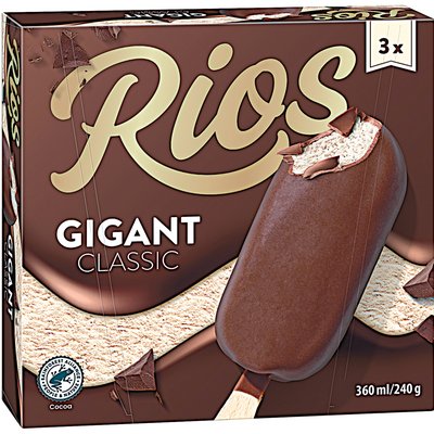 RIOS GIGANT CLASSIC JÉGKRÉM TRIOPACK termékképe