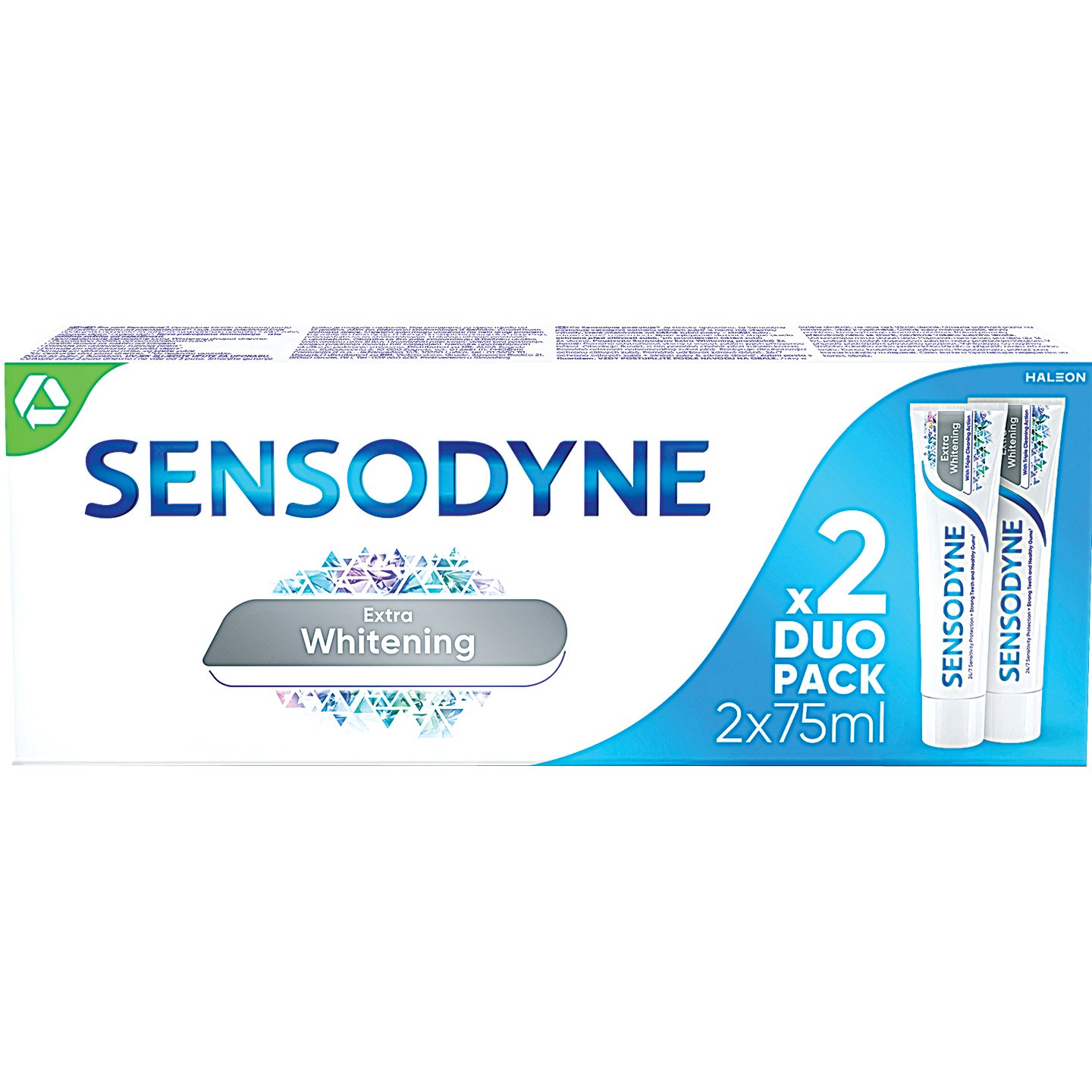 Sensodyne Extra Whitening Fogkrém Duopack