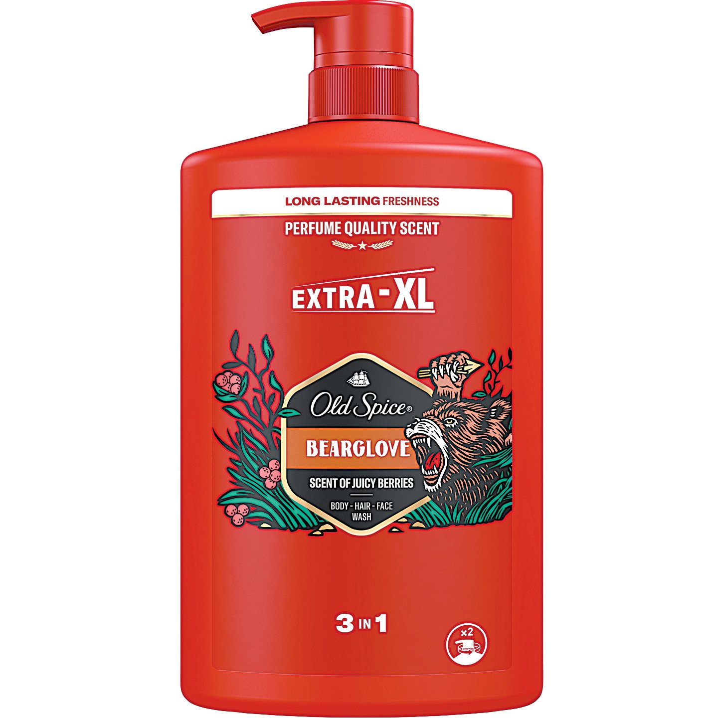Old Spice Bearglove Pumpás Tusfürdő