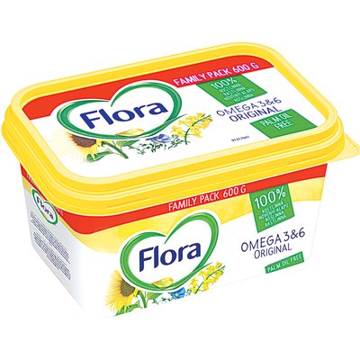 FLORA ORIG.MARG.FAMILY PACK 600G termékképe