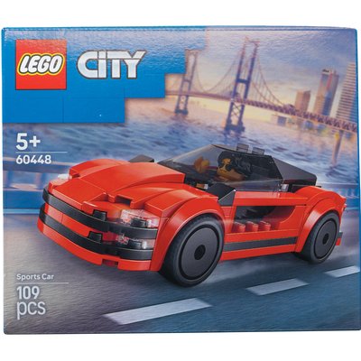 ***LEGO CITY PIROS SPORTAUTÓ termékképe