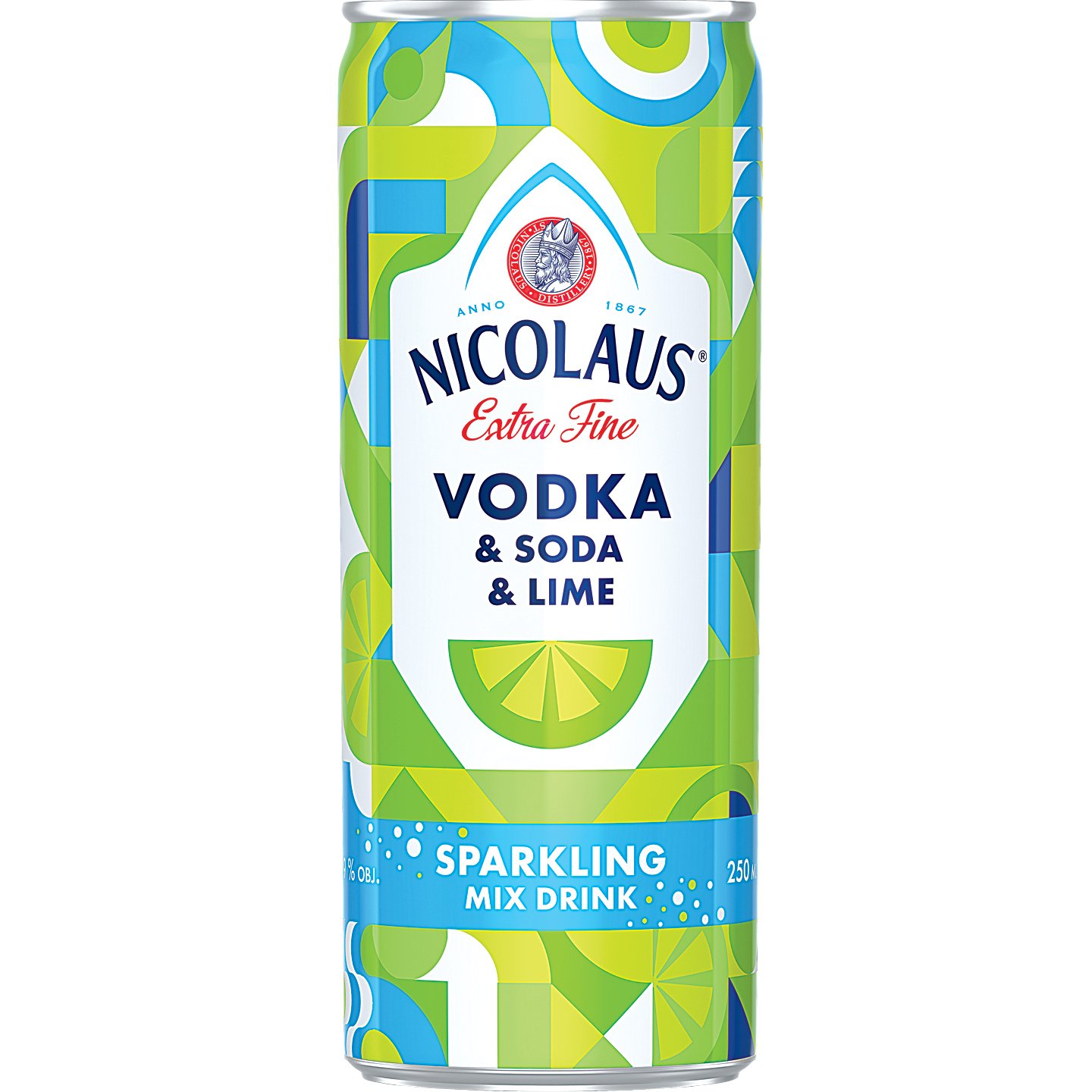 Nicolaus Vodka-soda-lime ízű Koktél +50 Ft Betétdíj