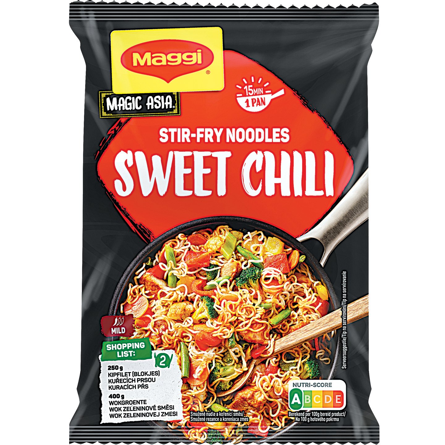 Maggi Magic Asia édes Chili ízű Pirított Tészta